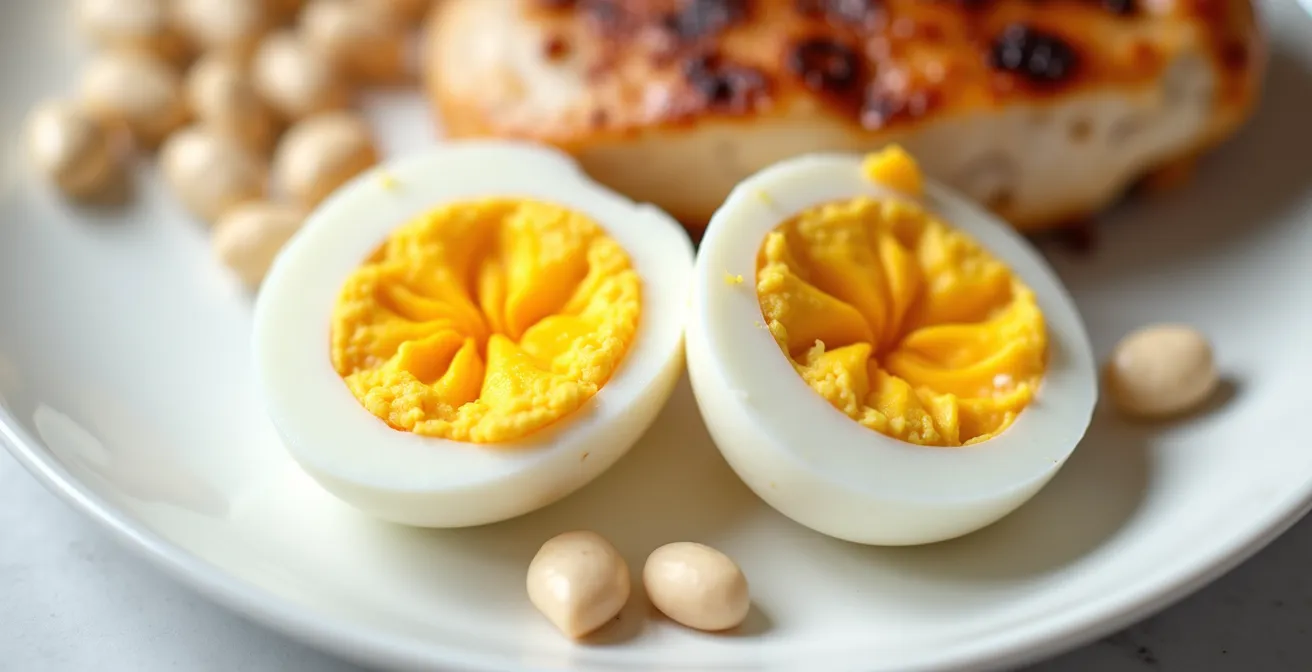 Visualizzazione del calcolo proteico per persone over 50 poco attive